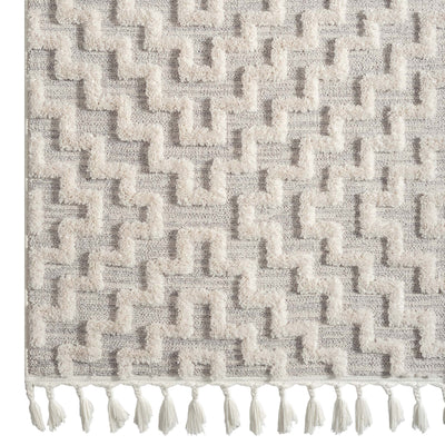 Alpine 3631 Lt Grey Hallway Runner